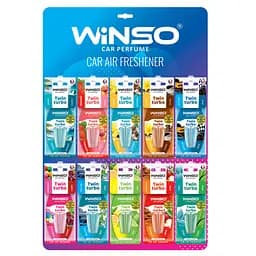 Ароматизатор Twin Turbo дисплей MIX  с двойной капсулой 30шт (500107)