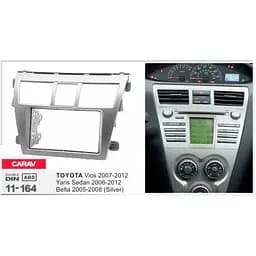 Перехідна рамка Toyota Yaris Carav 11-164 - мініатюра 4