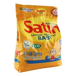 Пральний порошок Satin Natural Balance Baby 2.4 кг - мініатюра 2