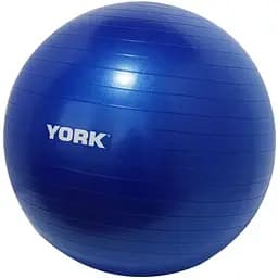 Фітбол York Fitness 65см синій + насос - мініатюра 3