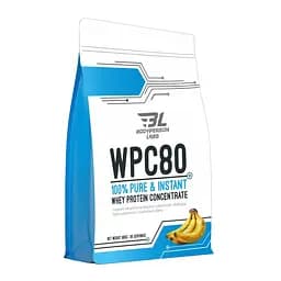 Протеин Bodyperson Labs WPC80 Banana 900 г