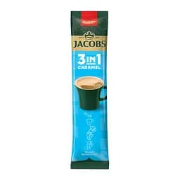 Кавовий напій Jacobs 3 в 1 Caramel Latte, 12 г (712739)