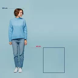 Килимок для ванної Kela Ombre 65x55x3.7 см морозно-блакитний (23568) - мініатюра 5