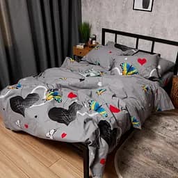 Підковдра Moon&Star Бязь Gold Люкс Butterfly Love Двоспальна 175x210 см - мініатюра 3