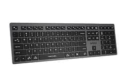 Клавіатура бездротовa A4tech FBX50C Grey, Bluetooth/2.4 ГГц, Fstyler Compact Size keyboard, USB, 300 мАгод - мініатюра 2