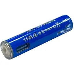 Акумуляторная батарейка литиевая Wimpex AAA x 800мАч зарядка от USB C