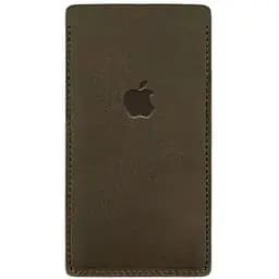 Шкіряний чохол для iPhone 13 Темно-коричневий Crazy Horse BlankNote