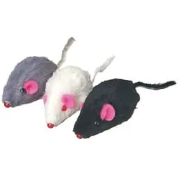 Іграшка для котів Camon Миша кольорова, хутро 5 см в асортименті  