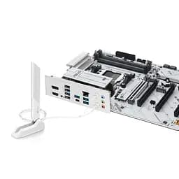Материнcька плата B850 MAX GAMING WIFI W sAM5 B850 4xDDR5 M.2 HDMI DP Wi-Fi BT ATX білий Asus teh0018993 - мініатюра 6