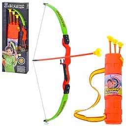 Іграшковий лук Limo Toy М 0009 3 стріли на присосках сагайдак