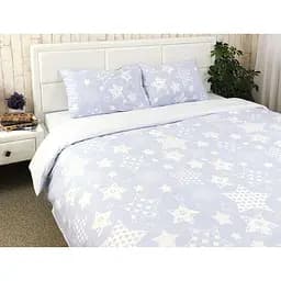 Комплект постільної білизни Руно Blue star бязь набивна євростандарт (845.114Б_Blue star)