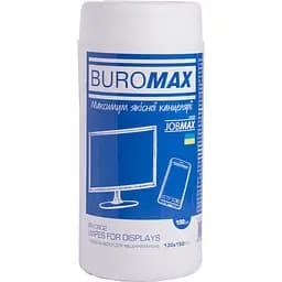 Серветки Buromax Jobmax для чищення екранів і оптики 100 шт (BM.0802)