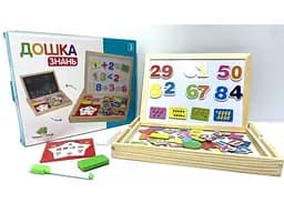 Дошка двостороння магнітна, Limo Toy - мініатюра 1