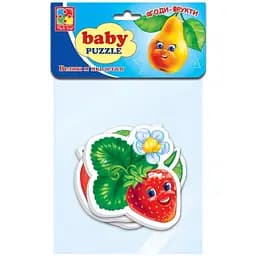 Бебі пазли Vladi Toys Малюк зможе Фрукти 16 елементів (VT1106-77) - мініатюра 2