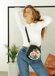 Женская круглая сумка Sambag Bale MZN 20 х 20 х 10 см (52200714)