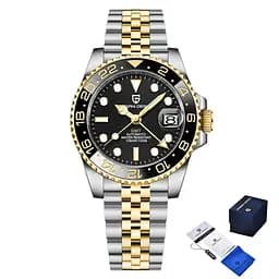 Наручний годинник чоловічий PD-1662 Silver-Gold Pagani Design acs0031140