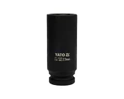 Головка торцева ударна 6-гранна Yato подовжена квадрат 1/2" М= 23 мм L= 78 мм (YT-1043) - мініатюра 2