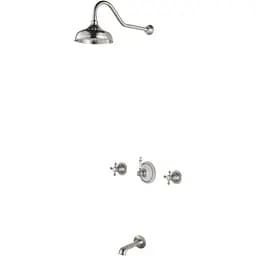 Душова система прихованого монтажу Kraus Apollo нікель брашований KEF-16054BN, Нікель