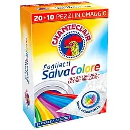 Серветки для поглинання кольорів під час прання Chante Clair Foglietti Salvacolore 20+10 шт.