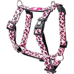 Шлея для собак Max & Molly H-Harness Leopard Pink S 1.5х33.5-47х43-51 см