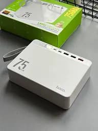 Портативний акумулятор Hoco J94 Overlord 22.5W на 75000mAh білий 6931474779182 - мініатюра 2