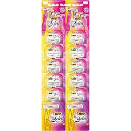 Бритва жіноча BIC Miss Soleil Colour Collection без змінних картриджів 10 шт.