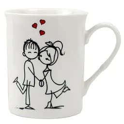 Чашка Limited Edition True Love A, 380 мл, білий з чорним (12989-131113LYA)