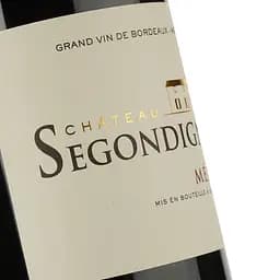 Вино Chateau Segondignac Medoc AOC червоне сухе 0.75 л - мініатюра 3
