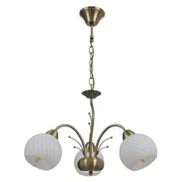 Люстра подвесная Brille для гостиной E14 60W AB (LK-655S/3)