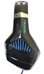 Гарнітура Microlab G6, 3,5мм+USB, Black-Blue - мініатюра 3