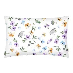 Дитяча постільна білизна в ліжечко BIRDS CS1, фіолетовий (BirdsMushroomsViolet_75Terrakot110x160_140) - мініатюра 3