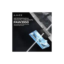 Мишка Ajazz AJ159 APEX Wireless/Bluetooth/USB White (AJM159-A-W) - мініатюра 10