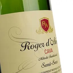 Ігристе вино Freixenet Roger D'Anoia Semi-Seco, біле, напівсухе, 11,5%, 0,75 л - мініатюра 3