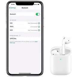 Навушники Hoco True wireless BT headset EW25 повністю бездротова гарнітура біла - мініатюра 3
