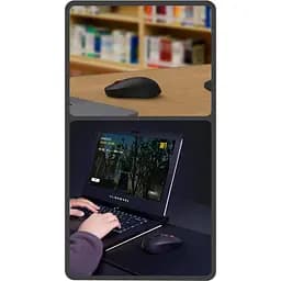 Мишка Xiaomi Miiiw Mute Wireless Black (MWMM01 Black) - мініатюра 3