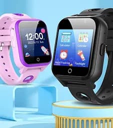 Розумний дитячий годинник Lemfo A9 з GPS, сім картою, 4G LTE, подвійною камерою, прослуховуванням, ліхтариком, відеозвʼязком, 8 ГБ пам'яті та кнопкою SOS Рожевий - мініатюра 8