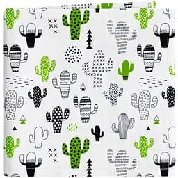 Пелюшкі муслінові Cosas Cactus CS1 75х100 см (MuslinDiapers_CactusGrayGreen_75x100)