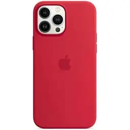 Силіконовий чохол CasePro Silicone Case with MagSafe Red для iPhone 13 Pro Max