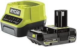 Набір акумулятора та зарядного пристрою ONE+ RC18120-120C 18В Ryobi hoz0014341 - мініатюра 2