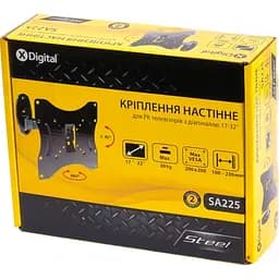 Кріплення для телевізора X-Digital Steel SA225 Black [133625] - мініатюра 3