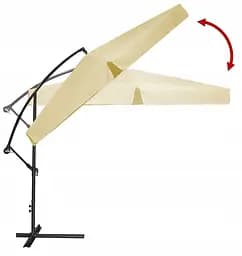 Парасолька садова Garden Line beige 3.5 м - мініатюра 2