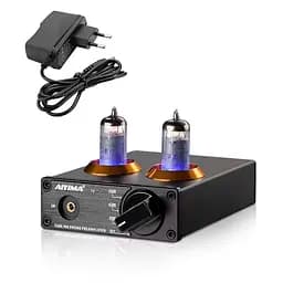 Передпідсилювач звуку-фонокоректор AIYIMA T3 black + блок живлення 12V