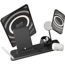 Бездротовий зарядний пристрій Zens MagSafe + Watch + iPad Wireless Charging Station Black (ZEDC21B/00) - мініатюра 2