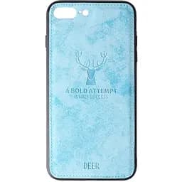 Чохол-накладка Toto Deer Shell With Leather Effect Case Apple iPhone 7 plus/8 plus Blue