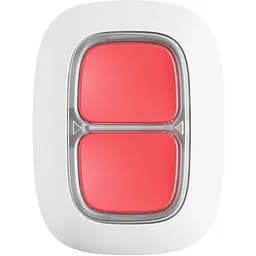 Бездротова екстрена кнопка Ajax DoubleButton white