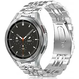 Металевий ремінець Primolux Steel Link для годинника Samsung Galaxy Watch 4 Classic 46 мм SM-R890/SM-R895 Silver