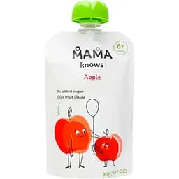 Пюре Mama knows Яблучне без цукру 90 г