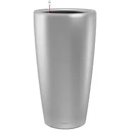 Вазон Lechuza Rondo Premium 40 сріблястий (15748)