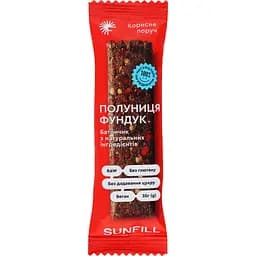 Батончик SunFill Полуниця-фундук 35 г (763540)