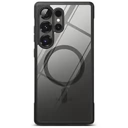 Прозорий чохол Ringke Fusion Bold Magnetic Magsafe Black для Samsung S25 Ultra - мініатюра 2